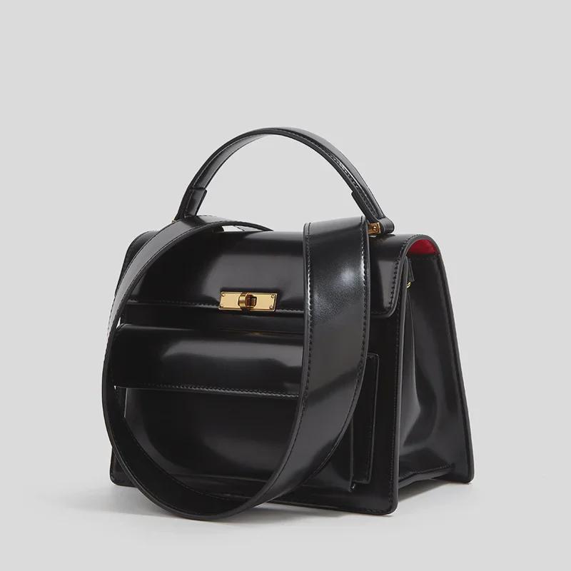 2025 Spring/Summer Versatile Handbag: Stylish Wide Strap, High-End Women's Crossbody & Shoulder Square Bag