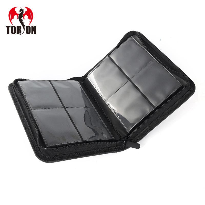 Premium 4-Pocket 160Slots PU Card Album, Large Capacity Dustproof Binder for Kids' Cards, Trading Cards Star Fan Collectible