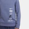 Nike Kids Sports Training Casual Crewneck Sweatshirt Kids sweatshirt Blue DX5162-491