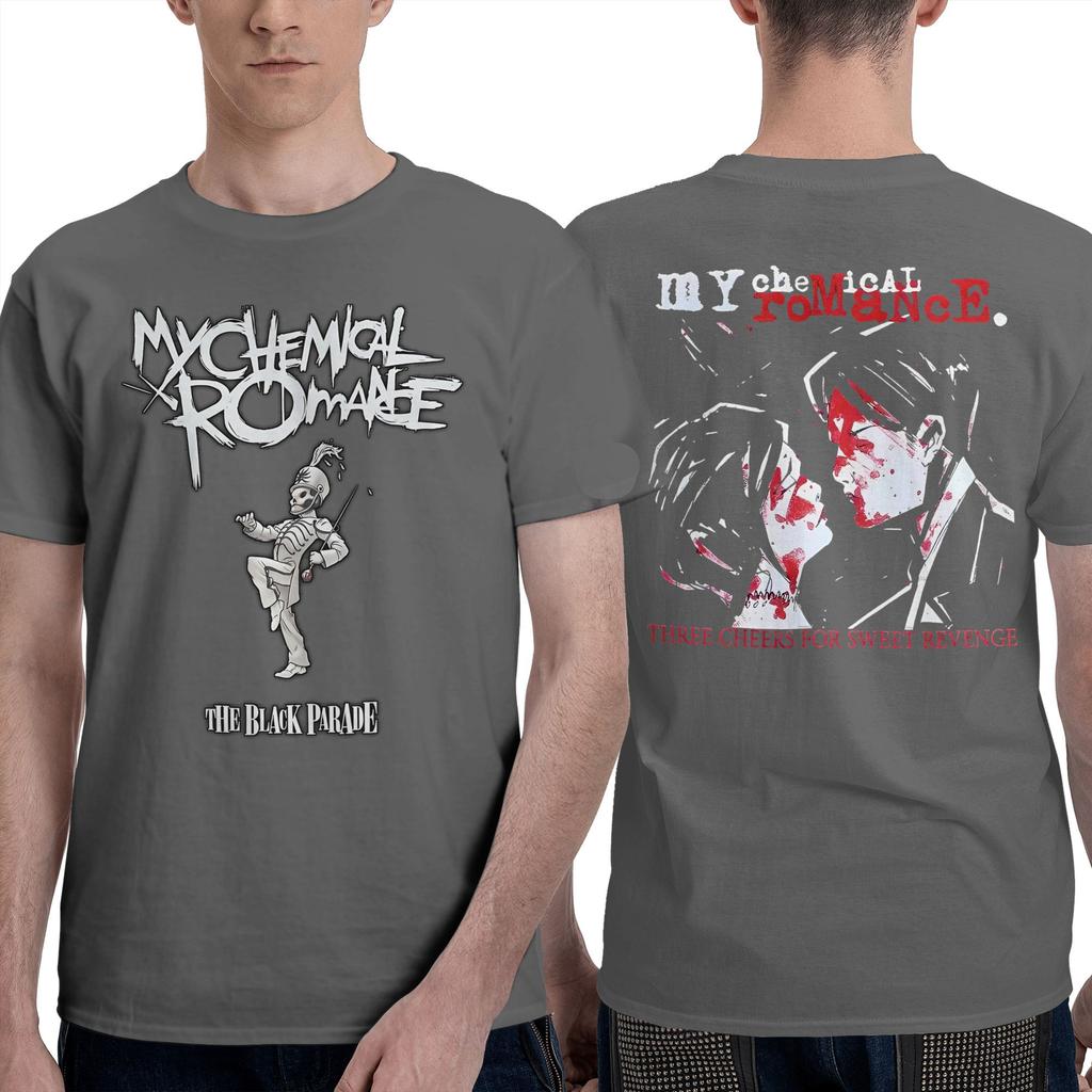 Funny Face  My Chemical Romance T Shirt  Fashion T Shirts Short Sleeve Tops Summer 100% Cotton O-Neck Plus Size 5XL Top Tees