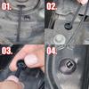 Heavy Duty Nylon Universal Cable Tie Buckle Auto Fasteners Car Body Engine Guards Underbody Panel Screw Replacement Tool