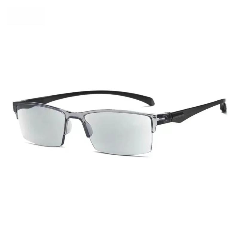 

Ultra-light Autofocus Power Anti Blue Light Blocking Reading Glasses for Man Woman Smart Hyperopia Eyewear Near Far Eyeglasses серый