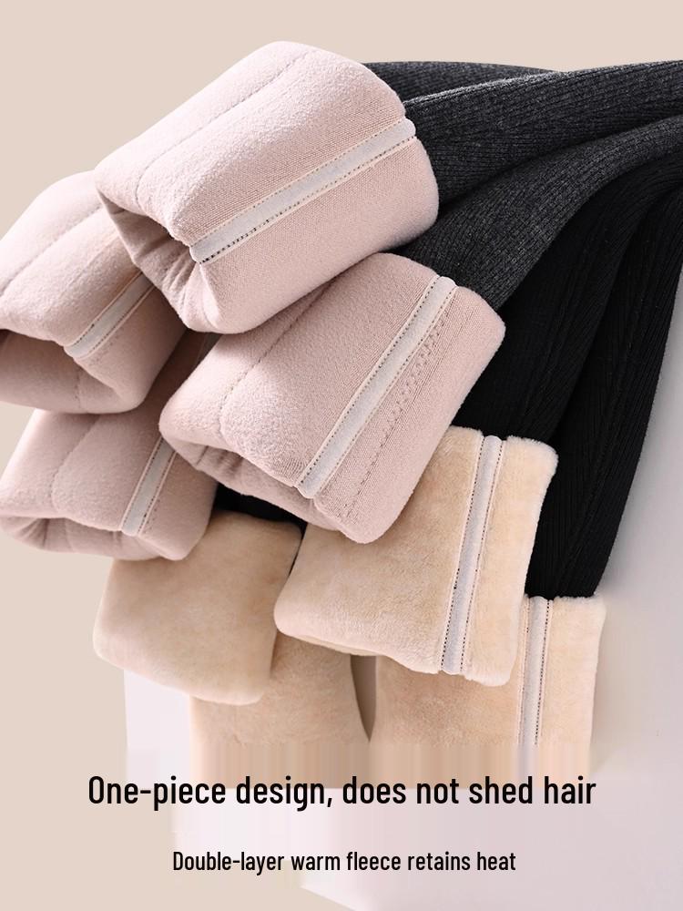 Extra Thick Wool Cotton Women's Base Layer Pants with Fleece-Lining - Slimming, No-Sag, Small Leg Design - Bestseller 2025 Arrival