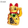 Hand-shake Lucky Cat Mold Plastic Golden Shop Display Model Home Decoration Gift