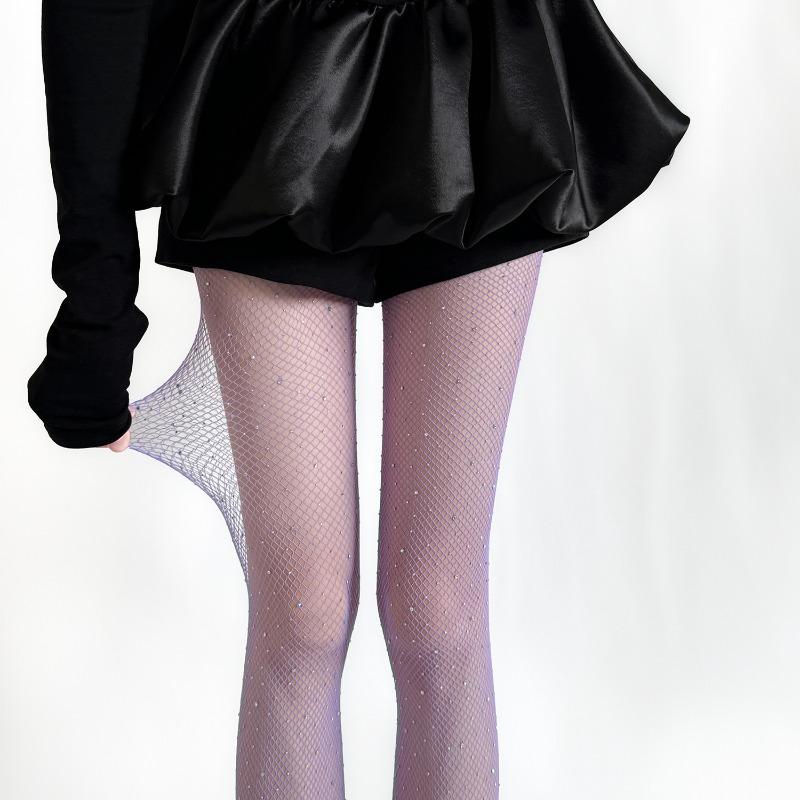 White Floral Jacquard Tights for Girl Spring Summer Ins Cute Lace Bottom Lolita Stockings Thin Pure Charming Pantyhose for Women