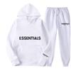 Men's Plus Velvet Sports Hoodie with Double-Stitch Logo - European & American Style Women's Casual Set