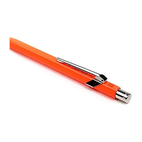 Caran d'Ache 849 Classic Line Mechanical Pencil 0.7mm Fluorescent Orange 0844-030 Aluminum