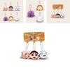 Crayon Shin Chan Plush Keychain Set With Stackable Characters For Kid And Collectors