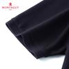 MONTAGUT Men's Cotton Breathable Mesh Color-Block Polo Shirt