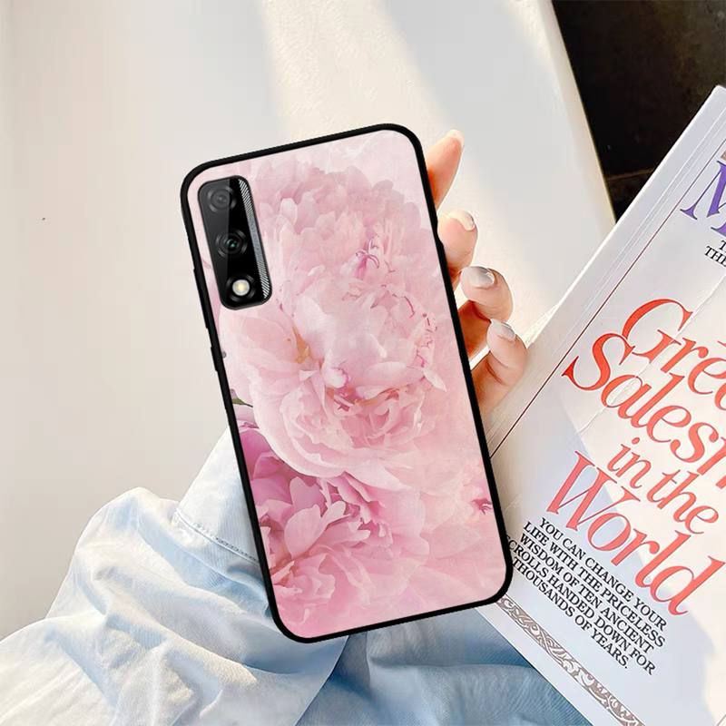 Peonies Beautiful Flower Phone Case For Huawei Y9 Y8 Y6 Prime Y7 Pro Y8s Y5 Mate 20 Pro 10 Lite Cover