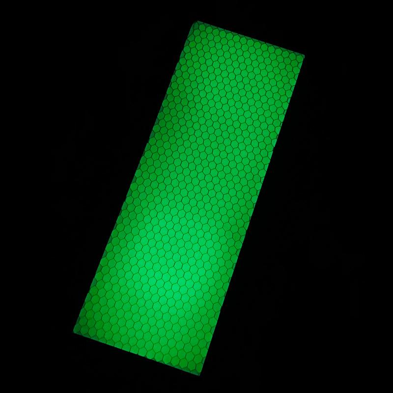 

120x40x8MM C-Tek сотовый узор смоляной материал для изготовления рукоятки ножа своими руками материал светящийся смоляной материал-1шт Green luminous 120X40X8MM