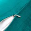 Decorative Pillowcase, Turquoise, Velvet