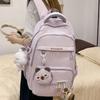 Women's Travel Backpack College Style Large Capacity Backpack Student Schoolbag Computer Bag with Coin Purse