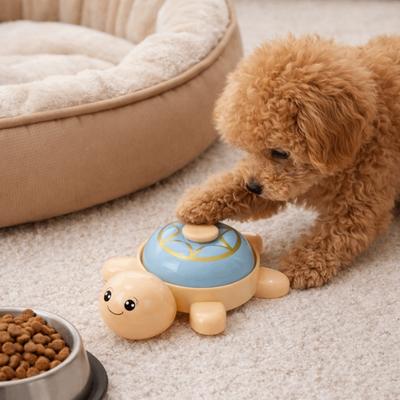 Cute Loud Sound Turtle Call Bell Non-slip Portable Dog Service Bell Cartoon Pet Training Bell Restaurant Use
