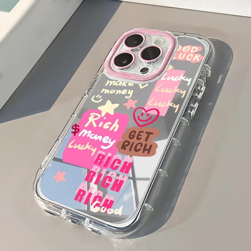 Luxury Makeup Mirror Phone Case Suitable for iPhone 17 16 15 14 13 12 11 Pro/Max/Plus Anti Drop and Shockproof Back Cover