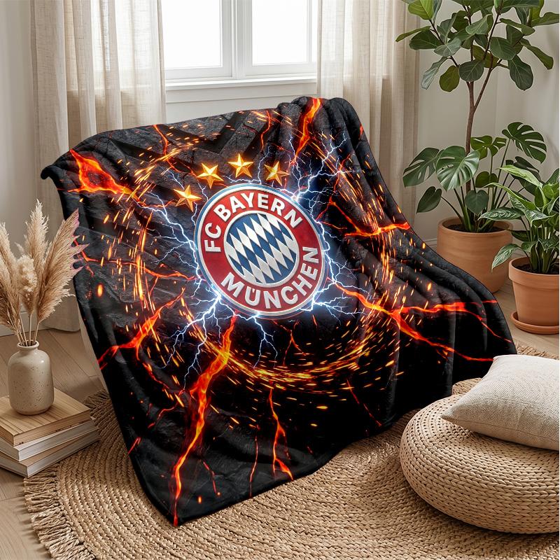 Bayern Munich Theme blanket Soft Flannel Blanket Plush Throw Blanket Cozy Sofa Bed Blanket for Home Decor