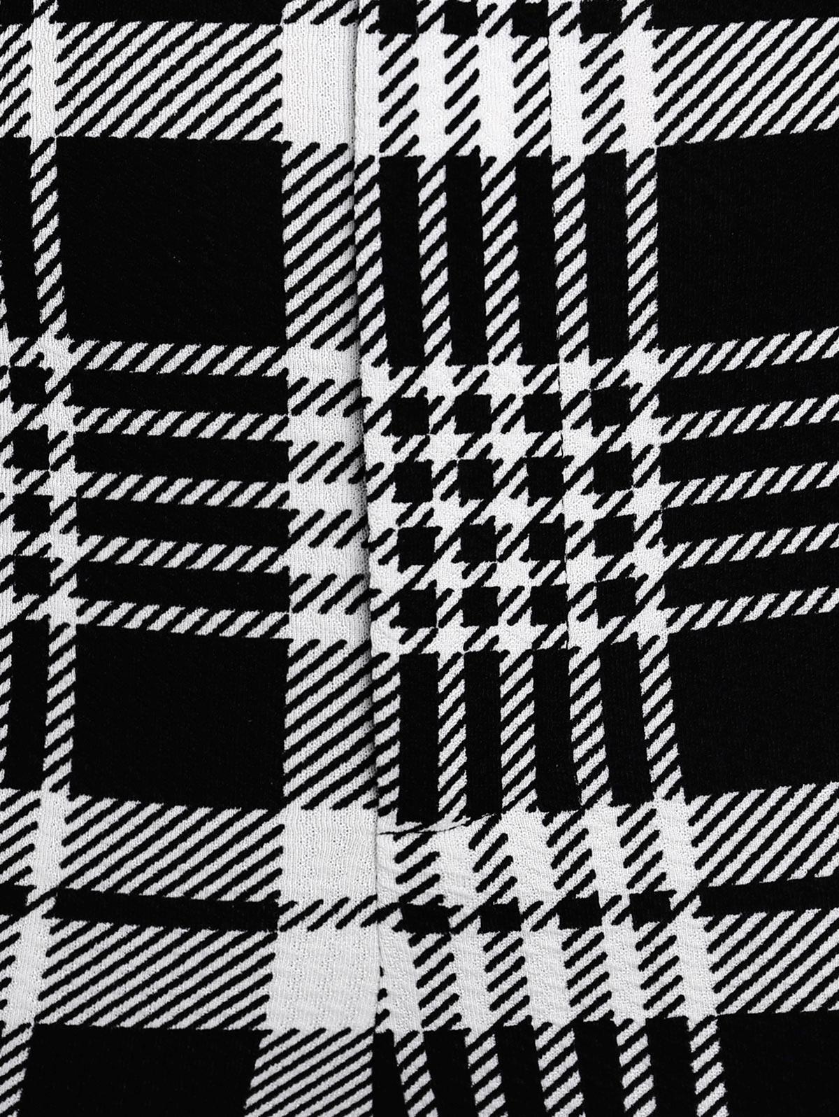 

Rosegal Большие размеры Клетчатые шорты с высокой талией L чёрный