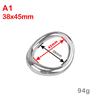 Penis Bondage Lock Stainless Steel Cock Ring Heavy Duty Male Metal Ball Scrotum Stretcher Delay Ejaculation BDSM Sex Toy Men