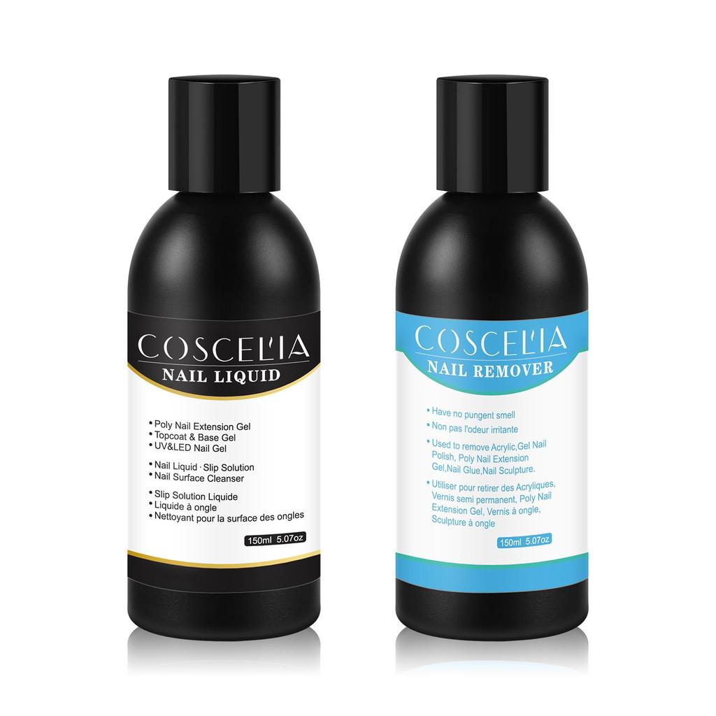 Buy COSCELIA Nail Remover Set Nail Polish Nail Glue Remover Remove Sticky Layer Nail Art Remover