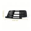 Front Bumper Fog Light Grilles Matte Black Weather Resistant High Durability for  Q7 Exterior Auto Parts