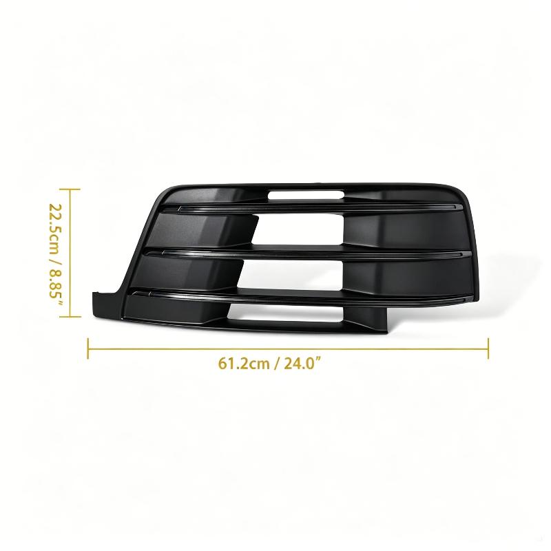 Front Bumper Fog Light Grilles Matte Black Weather Resistant High Durability for Q7 Exterior Auto Parts
