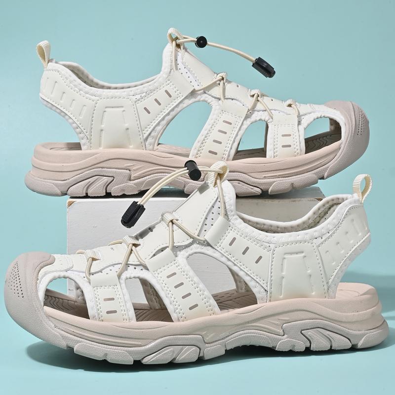 Fashion Quick Dry Wading Aqua Shoes Summer Men Sandals Comfortable Leather Mens Casual Slippers Fashion Besch Sneakers Outdoor Sandaly