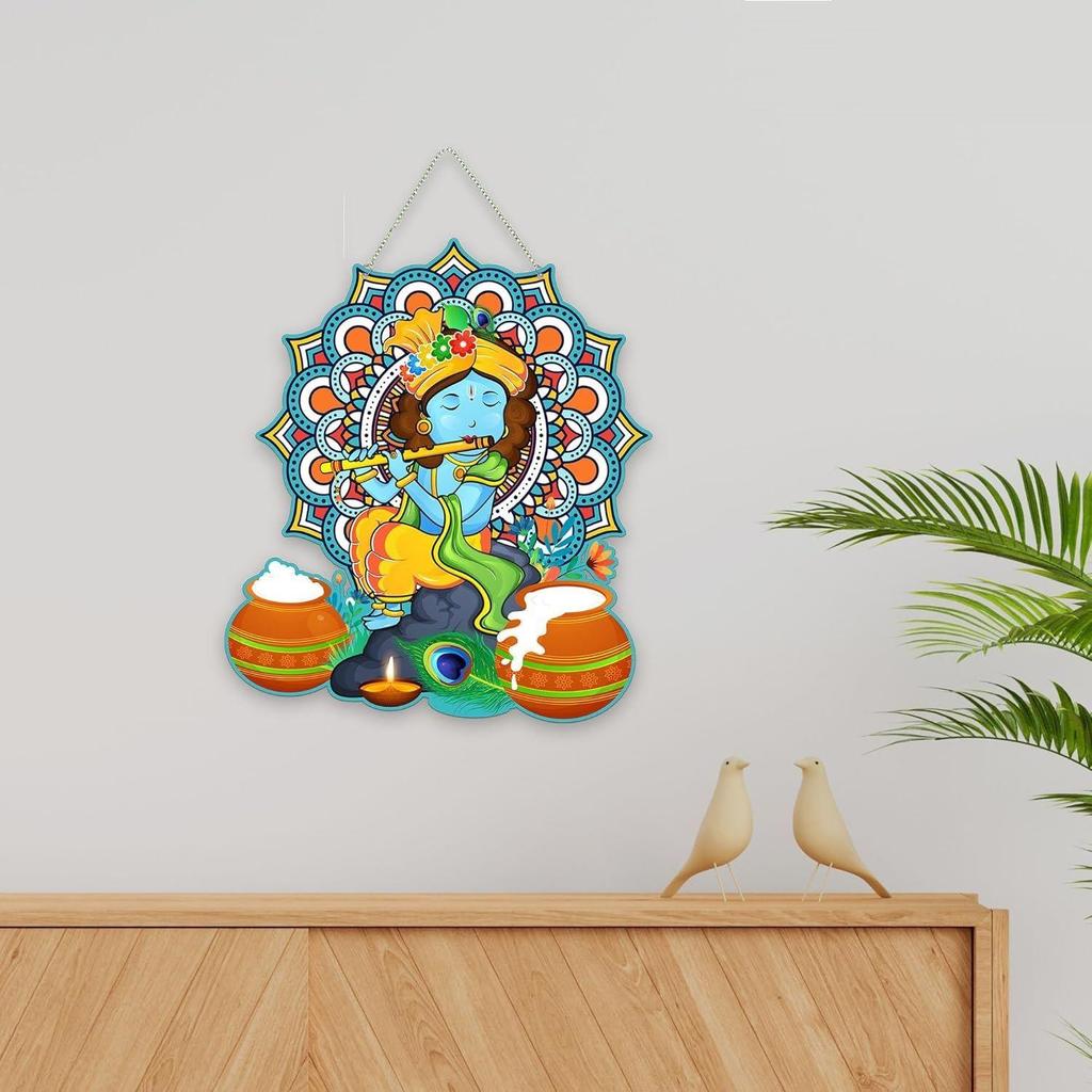 Decorative Design Wooden Wall Hanging for Home Decor | Office | Gifts | Living Room | Bedroom | Wooden Decorative Items | Modern Painting