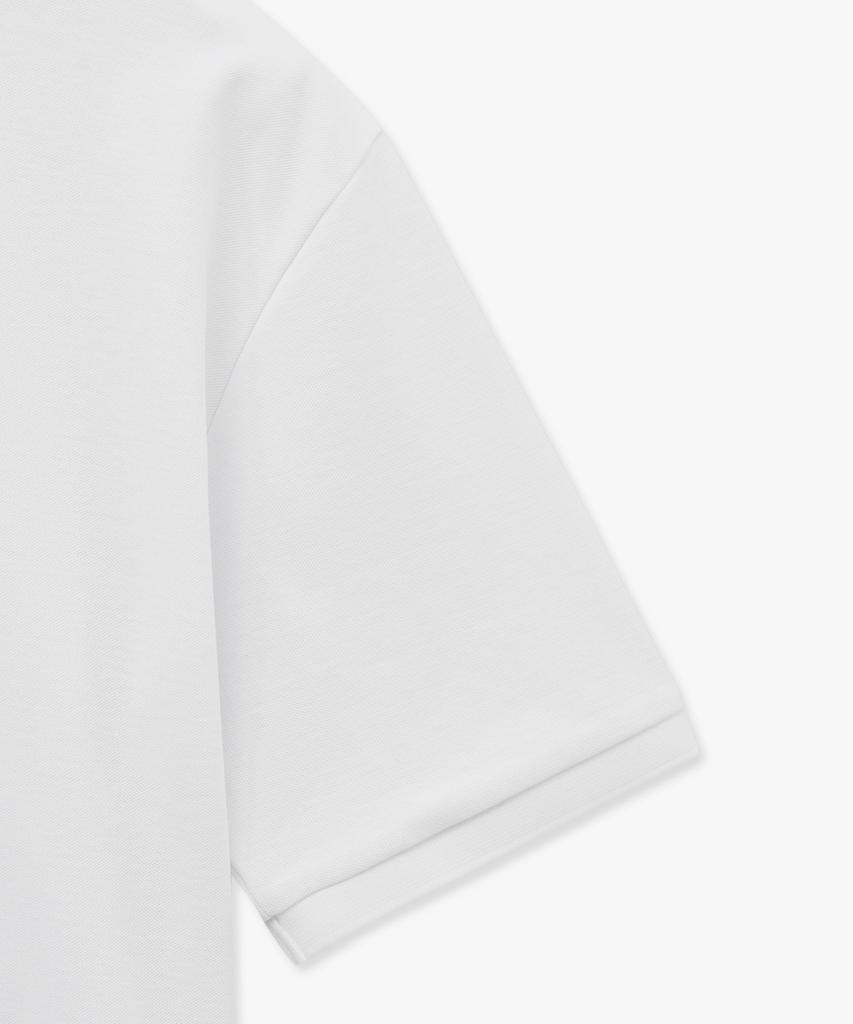 Tienjiti Sorona Polo Shirts (White) Tnts5E218Wt