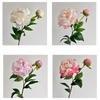 Lifelike Peony Flower Bundle 2 Head Silk Fake Flower DIY Artificial Peony Bouquet  Photography Prop