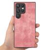 For Samsung Galaxy S24 Ultra Case Retro Slim Fit PU Leather Phone Back Cover