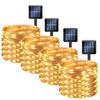 1 2 3 4 5Packs Solar Led Fairy Light Outdoor Christmas Lights 8Modes Copper Wire Lights Waterproof Garden Tree Patio Decor