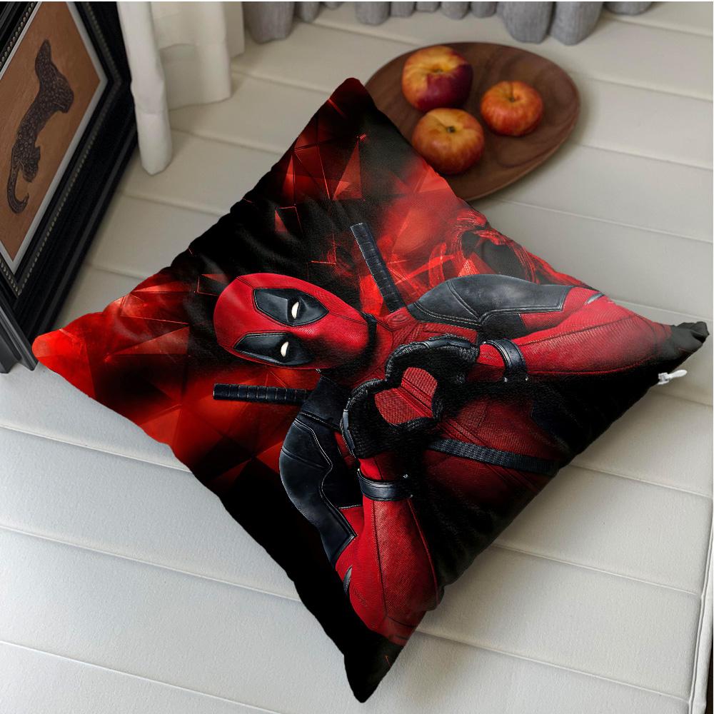 Home And Decoration Living Room Kawaii D-Deadpools Personalized Gift Pillowcase 45X45 Cushion Cover Pillows Decorative Holidays
