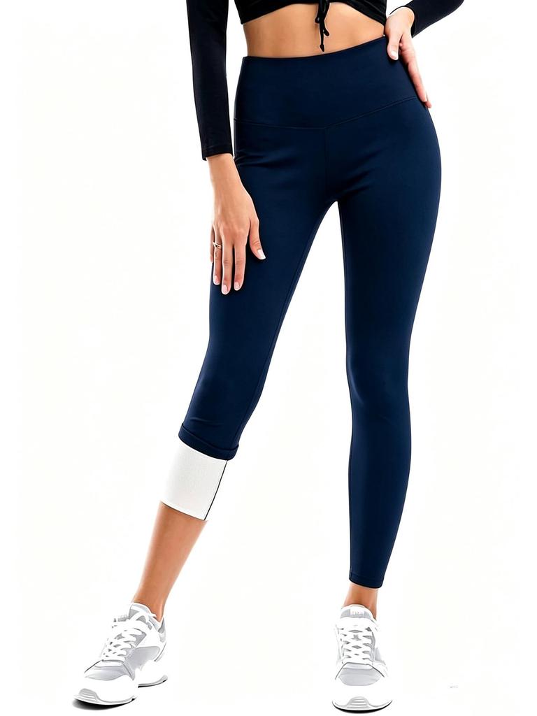 Autumn/Winter High Waist Velvet Lined Yoga Pants - Slimming, High Elastic, Warm Sportswear for Outdoor Activities