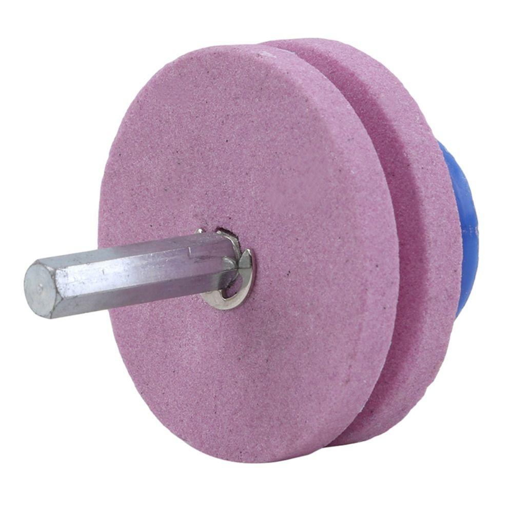 Quick Install Lawn Mower Edge Sharpener Double-layer Grinding Wheel  Electric Drill