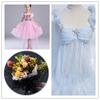 100cm X 145cm Shiny Dot Mesh Tulle Fabric Doll Beautiful Wedding Dress Costume Decoration Material DIY Clothes Sewing Supplies