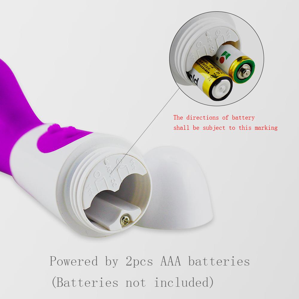 Silicone G Spot Dildo Rabbit Vibrator Dual Vibration 10 Speeds Female Vagina Clitoris Massager Adult Sex Toys For Women