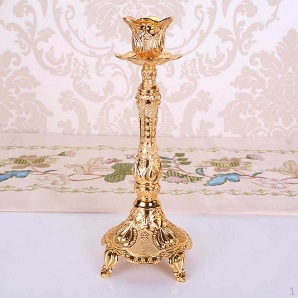 Подсвечники 1/3/5 Подсвечники, Декоративные центральные композиции для журнального столика Golden L - 1 Head