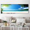 Landscape Sunset Beach Cloud Seascape Canvas Painting Tropics Palm Tree Coast Posters and Prints Wall Art Home Decor No Frame