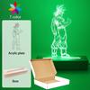 Gaming Room Lamp Anime Goku Night Light Luces Led Lights For Bedroom Home Decoration Usb Small Rgb Lighting Xmas Birthday Gifts Kid Friendly
