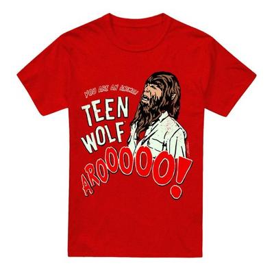 Teen Wolf Unisex Adult Animal Face Heather T-Shirt