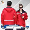Men's Winter Cotton Work Jacket - Warm, Thickened, Cold Protection for Auto Repair and Workshop Jobs