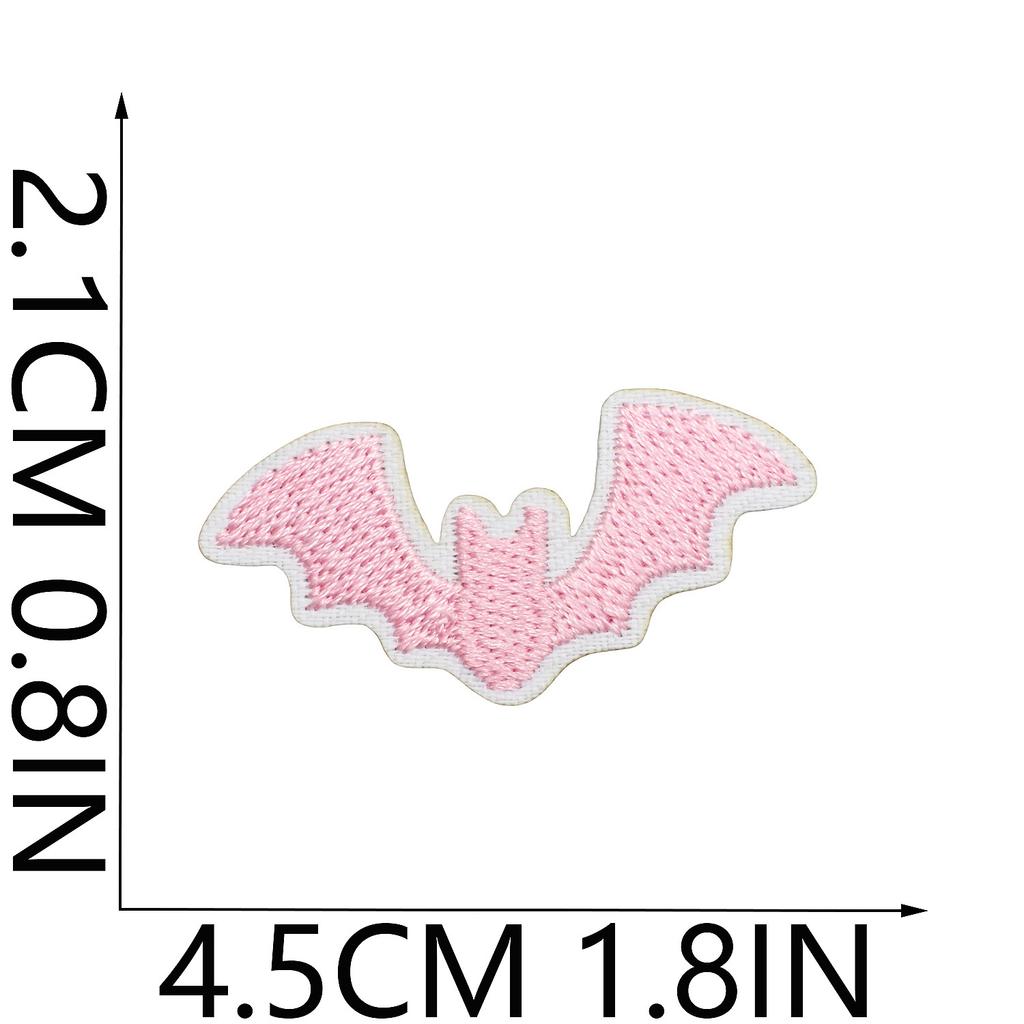 Ghost Embroidery Cloth Sticker Halloween Piao Ghost Patch Sticker Festive Atmosphere Dress Up Embroidery Label Pumpkin Spider Web