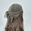 60cm*60cm Hairband Wrinkle Bandana Turban Comfortable Chemo Beanie Headwraps  All Season
