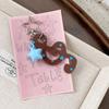 Creative Music Note Acrylic Keychain Star Design Backpack Hanging Ornament Cute INS Fashion Accessory