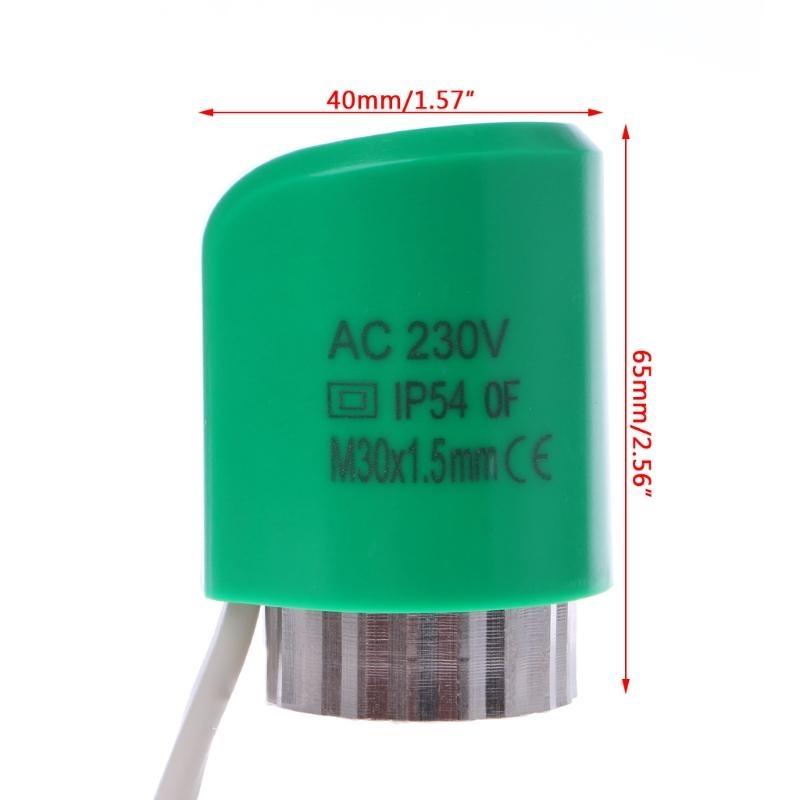Normally Open Close Actuator For Underfloor Heating Manifold 230V 2W