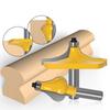 2pcs Handrail Router Bit Set Standard/Flute Line Knife Woodworking Cutting Tools - 8mm/12mm/12.7mm Shank