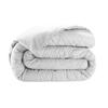 White Plain Cotton Satin Duvet Cover 240 X 260 Cm