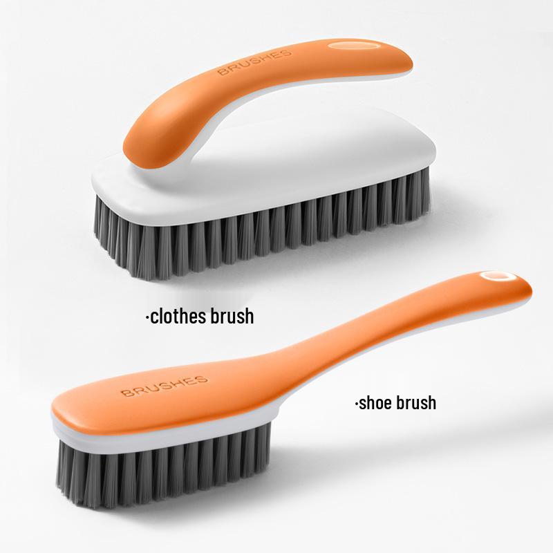 Shoe and Laundry Brush Set - Soft Bristle, High-Grade, Multi-Functional Cleaning Tool