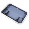 17 X 25in Boat Porthole Window Push Out Tempered Glass Aluminum Alloy Frame Waterproof 90 Deg Opening for RV Yacht