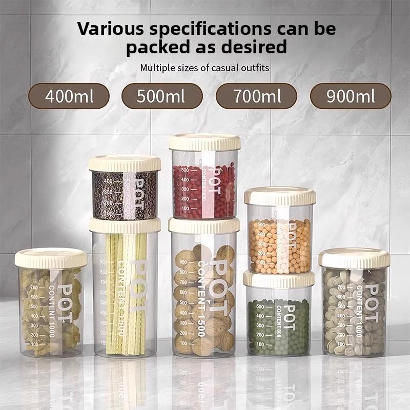 Grains and Cereals Kitchen Storage Food Grade Dry Goods Snacks Tea Storage Jars